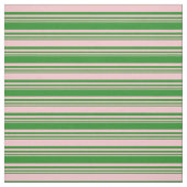 Forest Green & Pink Linde Muster Stoff (Muster)