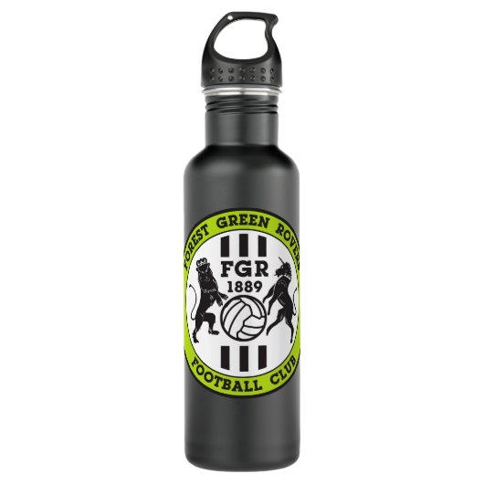 Forest Green Rovers FC Essential T Shirt Edelstahlflasche (Vorderseite)