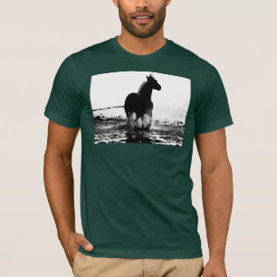 Forest Green Running Horse Ristorante La Lanchetta T-Shirt