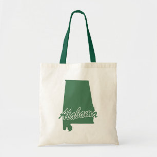 Forest Green Staat Alabama Tote Bag Tragetasche