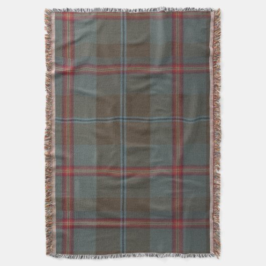 Forest Green Traditional Tartan Decke (Vorderseite Vertikal)