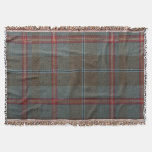 Forest Green Traditional Tartan Decke (Vorderseite)