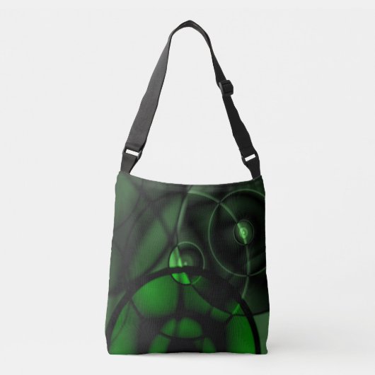 Forest Green Tragetaschen Mit Langen Trägern (Vorderseite)