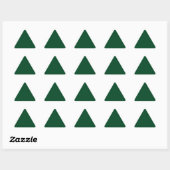 Forest Green Triangle Sticker (Blatt)