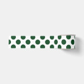 Forest Green-Tupfen Ripsband (Vorderseite)