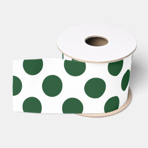 Forest Green-Tupfen Ripsband