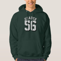 Forest Green u. weißer Sport-Jersey-Entwurf der