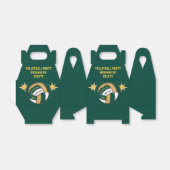Forest Green und Gold, Volleyball Party Bags, Geschenkschachtel (Ungefaltet)