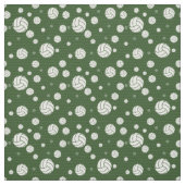 Forest Green Volleyball Zickzack Gemustert Stoff (Muster)