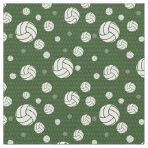 Forest Green Volleyball Zickzack Gemustert