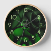 Forest Green Wanduhr (Vorderseite)
