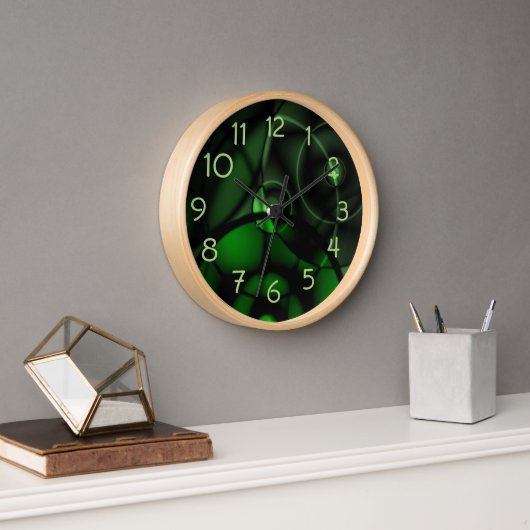 Forest Green Wanduhr (Büro)