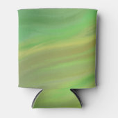 Forest Green Wave Fluid Marmor Dosenkühler (Vorderseite)