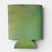 Forest Green Wave Fluid Marmor Dosenkühler (Rückseite)
