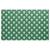 Forest Green, White Lilie Muster Stoff (Fat Quarter (45,7 x 55,9 cm))