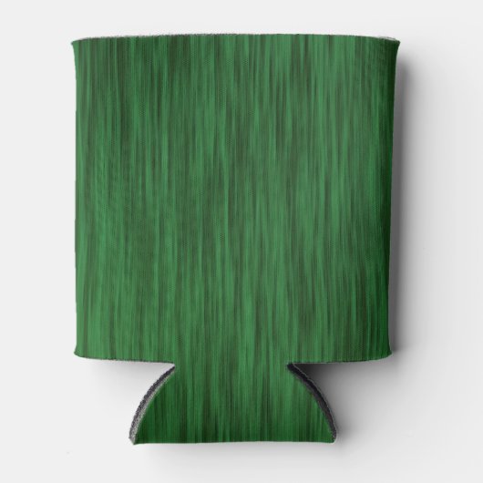 Forest Green Wood Grain Look Can Cooler Dosenkühler (Vorderseite)