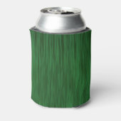 Forest Green Wood Grain Look Can Cooler Dosenkühler (Kanne Rückseite)