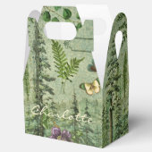 Forest Green Woodland Personalisiert Favor Box Geschenkschachtel (Geöffnet)