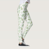 Forest Greenery Pattern Leggings (Rechts)