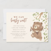Forest Greenery wir können frühzeitig abwarten Bab Einladung (Vorderseite)