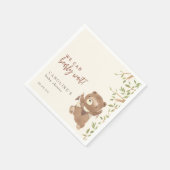 Forest Greenery wir können frühzeitig abwarten Bab Serviette (Ecke)