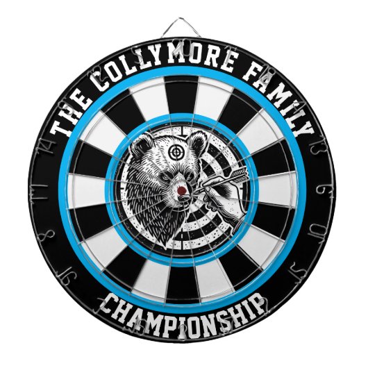 Forest Grizzles in Crosshairs Art Dartscheibe (vorne)