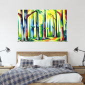 Forest Grove Canvas Print Leinwanddruck (Insitu (Schlafzimmer))
