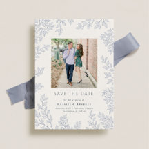 Forest Grove Dusty Blue Foto Save the Date