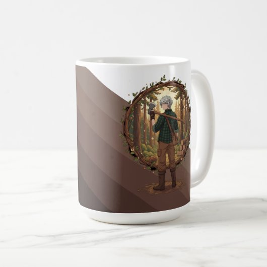 Forest Guardian Anime Kaffeetasse (VorderseiteRechts)
