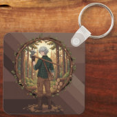 Forest Guardian Anime Schlüsselanhänger (Rückseite)