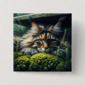 Forest Guardian Feline Button (Vorderseite)