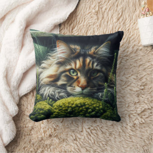 Forest Guardian Feline Kissen