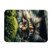 Forest Guardian Feline Magnet (Horizontal)
