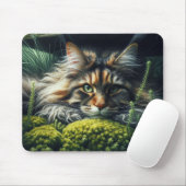 Forest Guardian Feline Mousepad (Mit Mouse)
