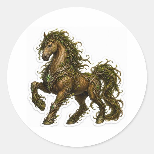 Forest Guardian Horse Sticker (Vorderseite)