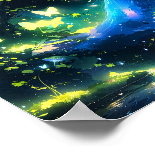 Forest Guardian of Moonlight Poster (Ecke)