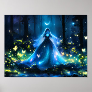 Forest Guardian of Moonlight Poster