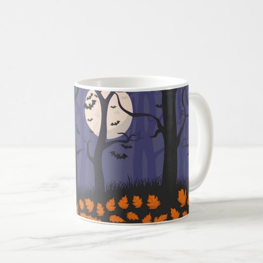 Forest Halloween Kaffeetasse (VorderseiteRechts)