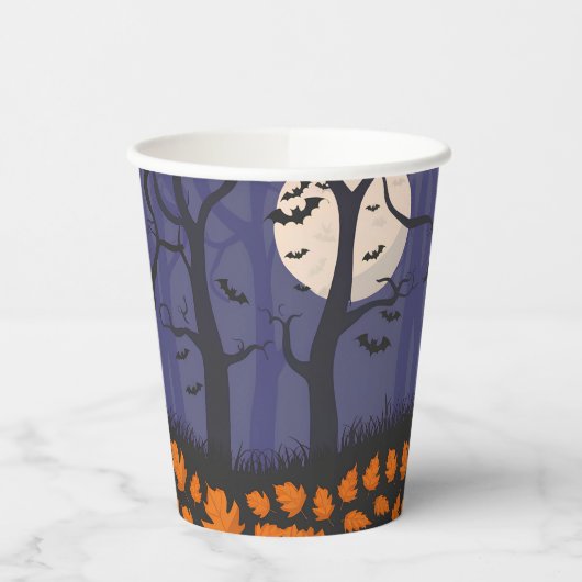 Forest Halloween Pappbecher (Links)