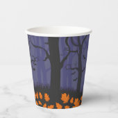 Forest Halloween Pappbecher (Vorderseite)