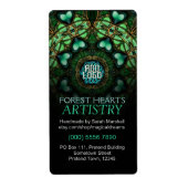 Forest Hearts Art Label (Vorne)