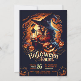 Forest Hexe Halloween Einladung