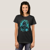 Forest Hexe Mystic Bloom Art T-Shirt (Vorne ganz)