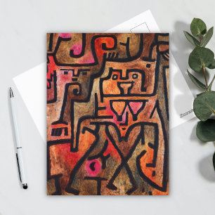 Forest Hexe, Paul Klee Abstrakte Kunst Postkarte