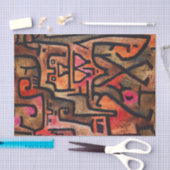 Forest Hexe, Paul Klee Abstrakte Kunst Seidenpapier (Handwerk)