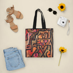 Forest Hexe, Paul Klee Abstrakte Kunst Tasche