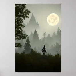 Forest Hexenkunst - Halloween-Poster Poster
