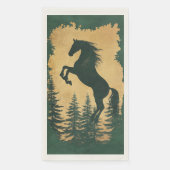 Forest Horse Guest Towel Napkins Serviette (Vorderseite)