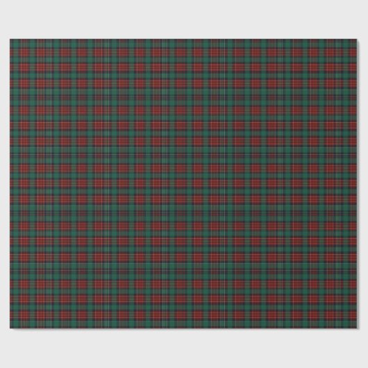 Forest Hunter Tartan Geschenkpapier (Flach)