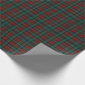Forest Hunter Tartan Geschenkpapier (Ecke)